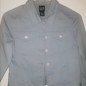 blue , blue jean GAP jacket